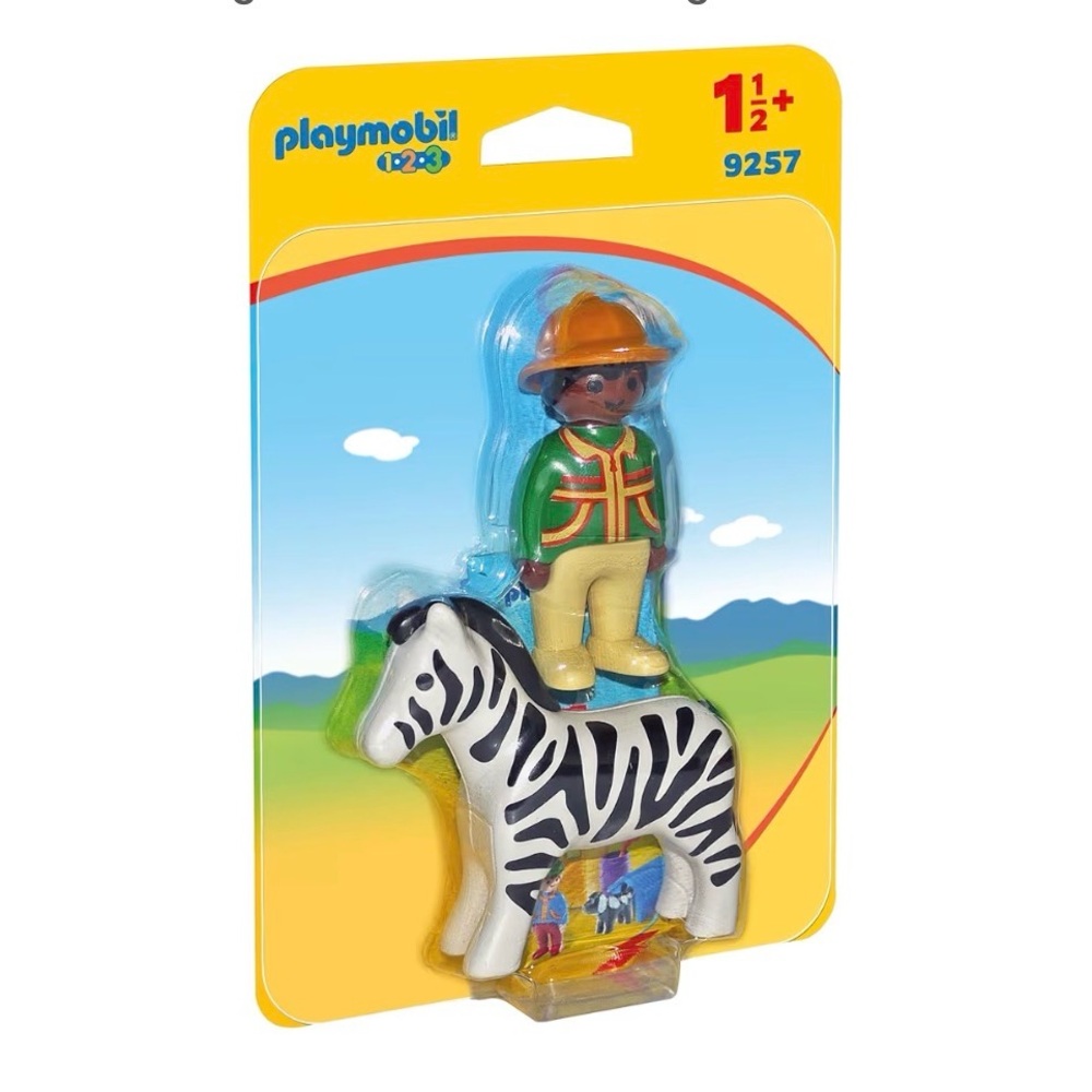 Playmobil 1.2.3 Zoo Playset with Blue Slide - Picture 8 of 16